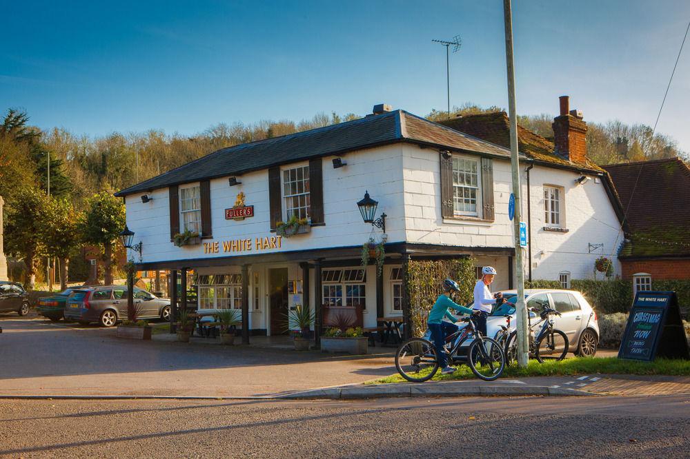 ホテル The White Hart ストックブリッジ エクステリア 写真